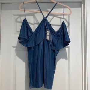 Express Denim top size L